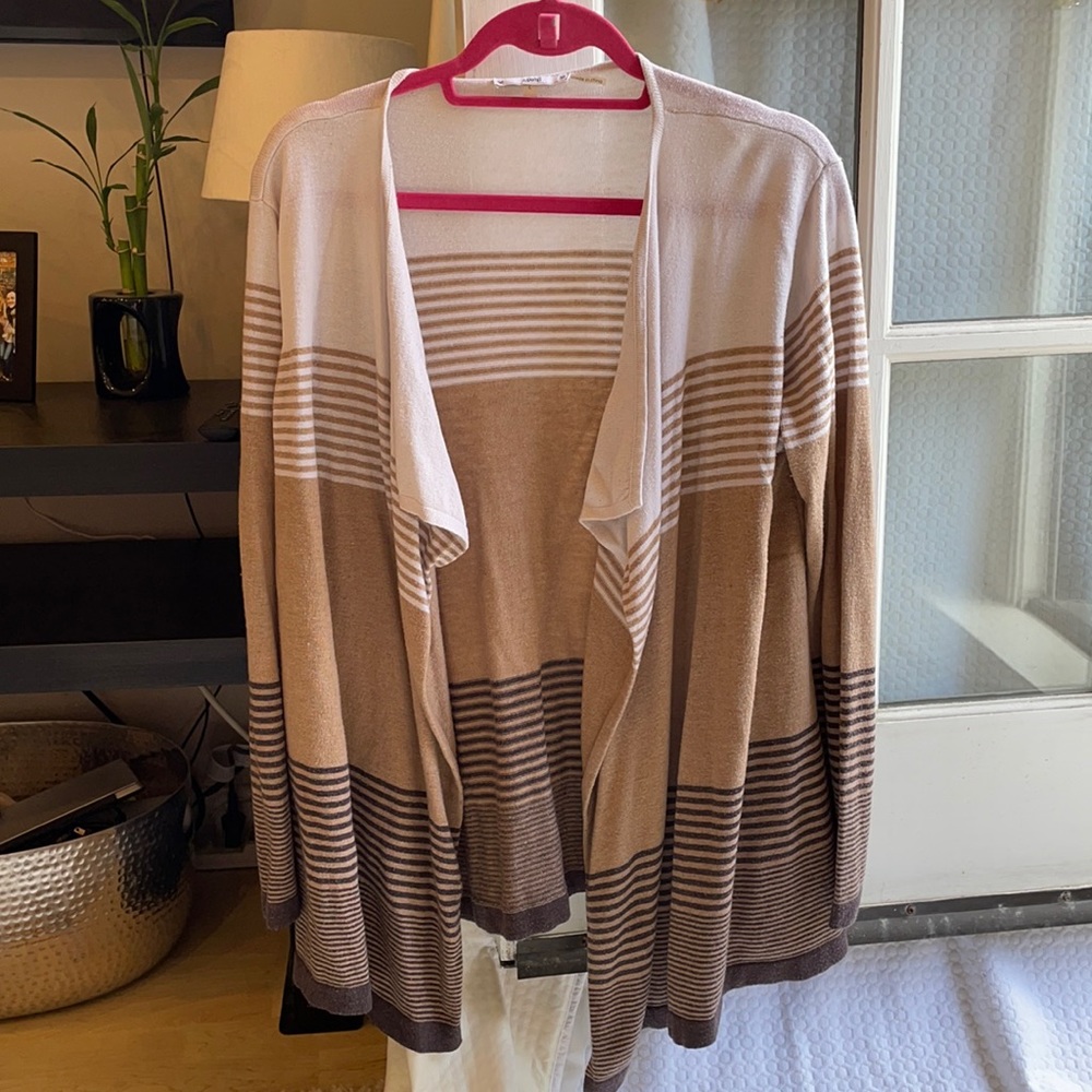 Sioni Striped Cardigan Sweater